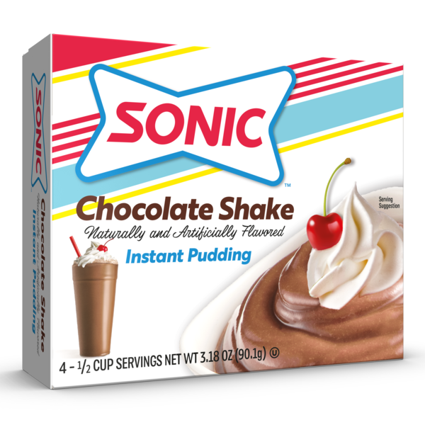SONIC Chocolate Shake Instant Pudding