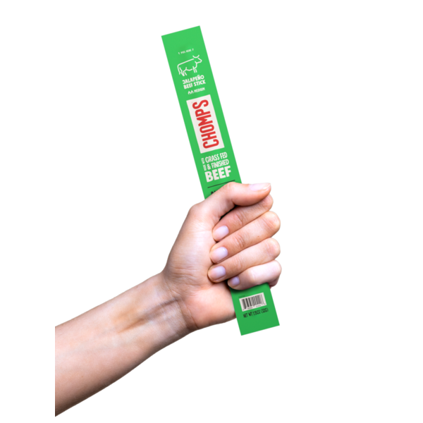 Chomps Grass-Fed Jalapeno Beef, Medium