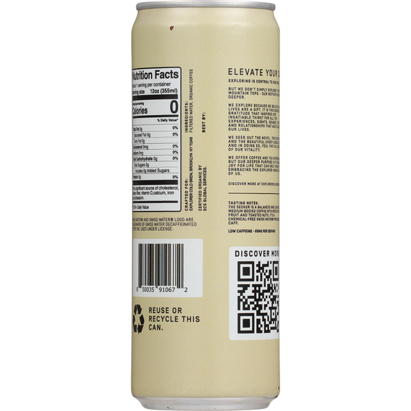 Explorer Black & Unsweetened Half-Caf The Seeker Cold Brew