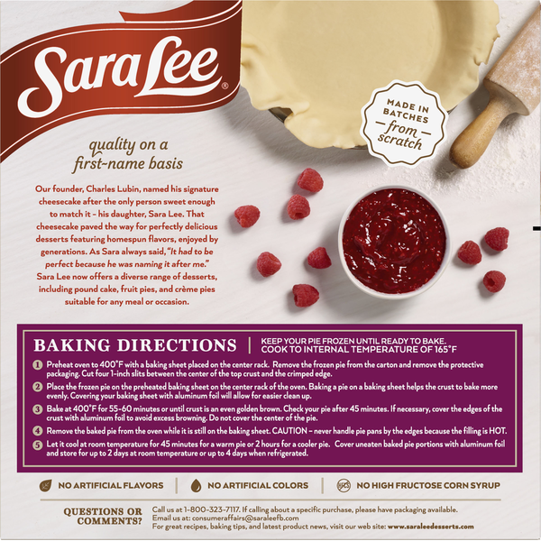 Sara Lee Raspberry Pie