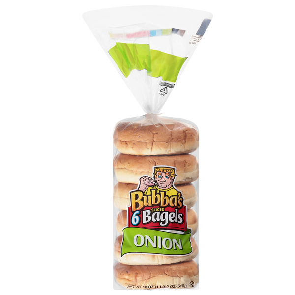 Bubba’s Sliced Onion Bagels