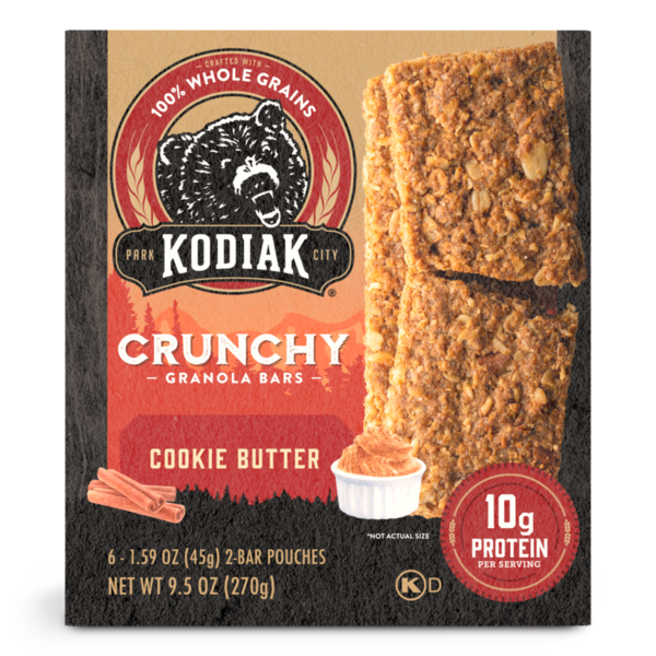Kodiak Cookie Butter Crunchy Granola Bars
