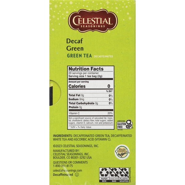 Celestial Seasonings Decaf Green Tea with White Tea