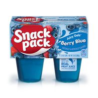 Snack Pack Berry Blue Flavored Juicy Gels️
