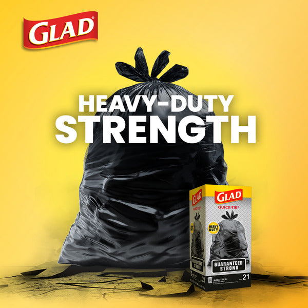 Glad Quick-Tie Large Trash Bags