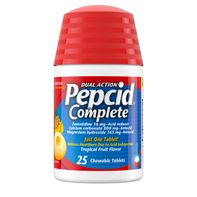 Pepcid Complete Acid Reducer + Antacid Chews, Trop...
️