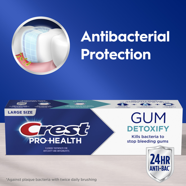 Crest Pro-Health Gum Detoxify Toothpaste 4.8 oz- Gum and Enamel Protection