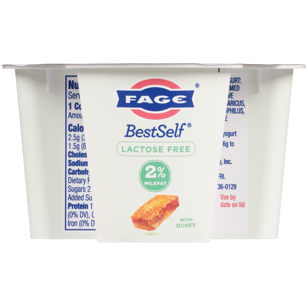 FAGE Lactose Free Reduced Fat Greek Strained Yogurt with Honey