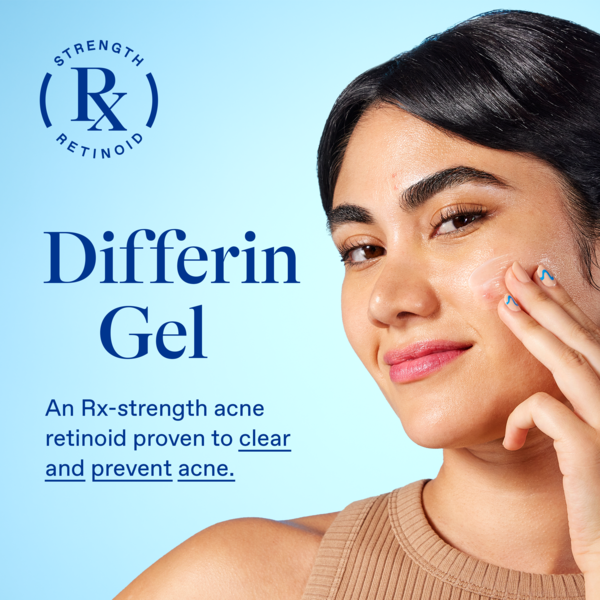 Differin Adapalene Gel 0.1% Acne Treatment