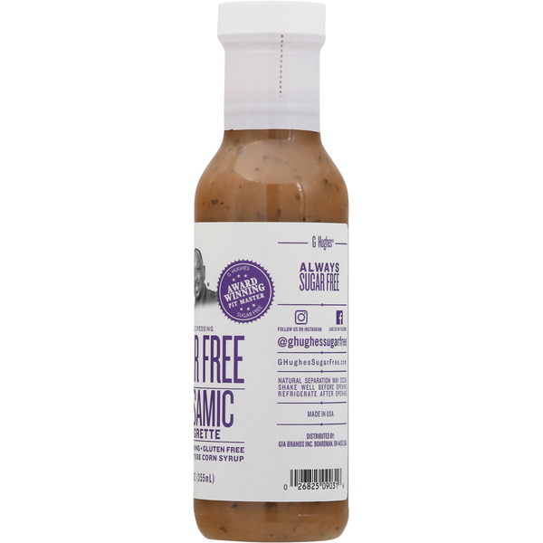 G Hughes Vinaigrette, Sugar Free, Balsamic