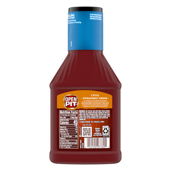 Open Pit Thick & Tangy Original Barbecue Sauce
