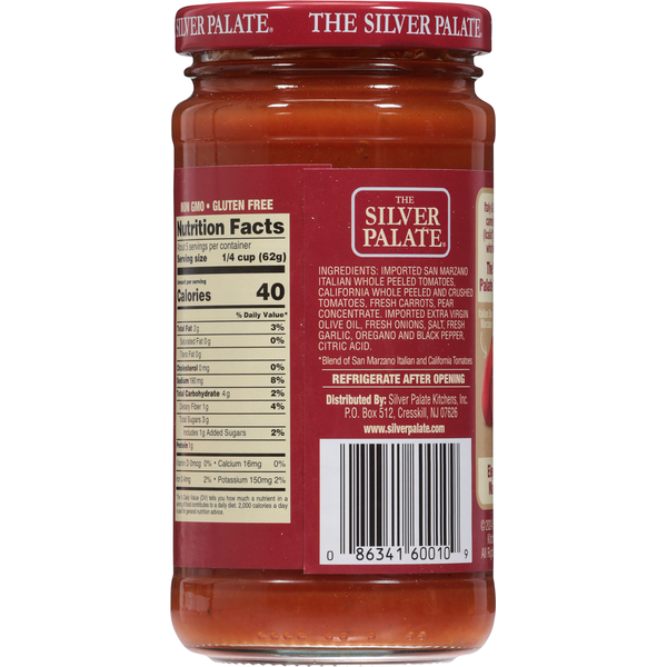 The Silver Palate San Marzano Blend Pizza Sauce