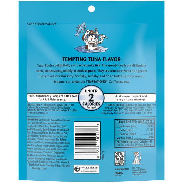 TEMPTATIONS Tempting Tuna Flavor Treats for Cats