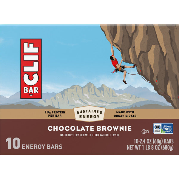 CLIF BAR Energy Protein Bars, Chocolate Brownie, Non-Gmo 24 oz