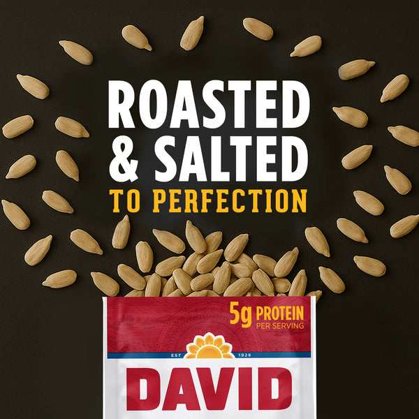 DAVID Roasted and Salted Original Sunflower Kernels
