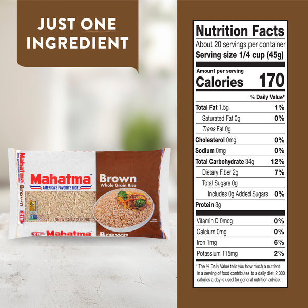 Mahatma Brown Whole Grain Rice