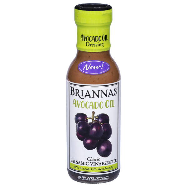 BRIANNAS Avocado Oil Classic Balsamic Vinaigrette Dressing