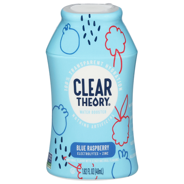 Clear Theory Water Booster, Blue Raspberry