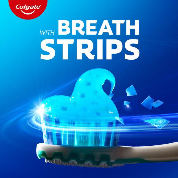 Colgate MaxFresh Whitening Toothpaste with Breath Strips, Cool Mint