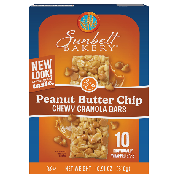 Sunbelt Bakery Peanut Butter Chip Chewy Granola Bars