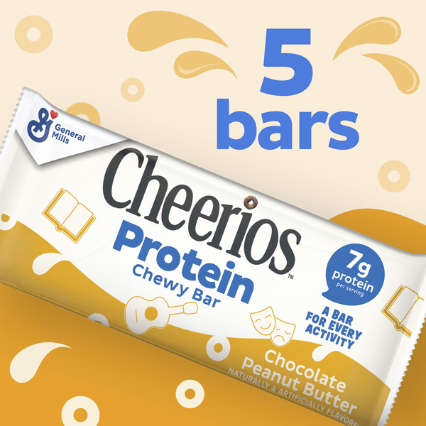 Cheerios Protein Chewy Snack Bars Chocolate Peanut Butter