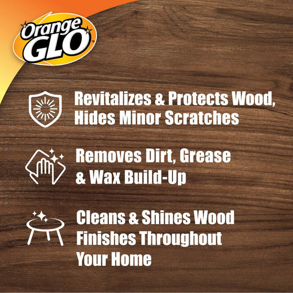 ORANGE GLO Wood Furniture 2-In-1 Clean & Polish Spray