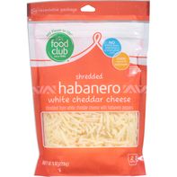 Food Club Shredded Cheese, Habanero️
