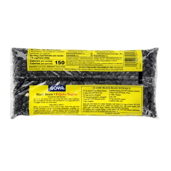 Goya Black Beans, Dry