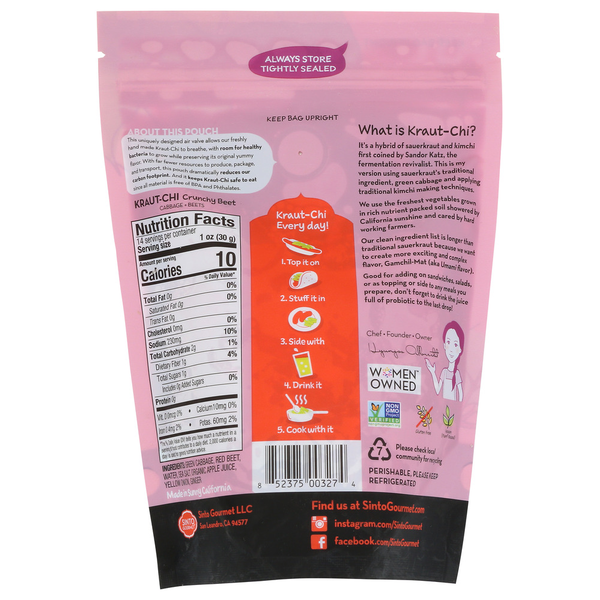 Sinto Gourmet Kraut-Chi Crunchy Beet