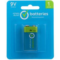 Simply Done 9V Alkaline Batteries️