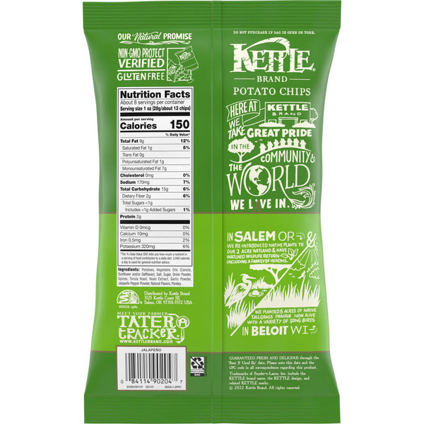 Kettle Brand Jalapeño Potato Chips