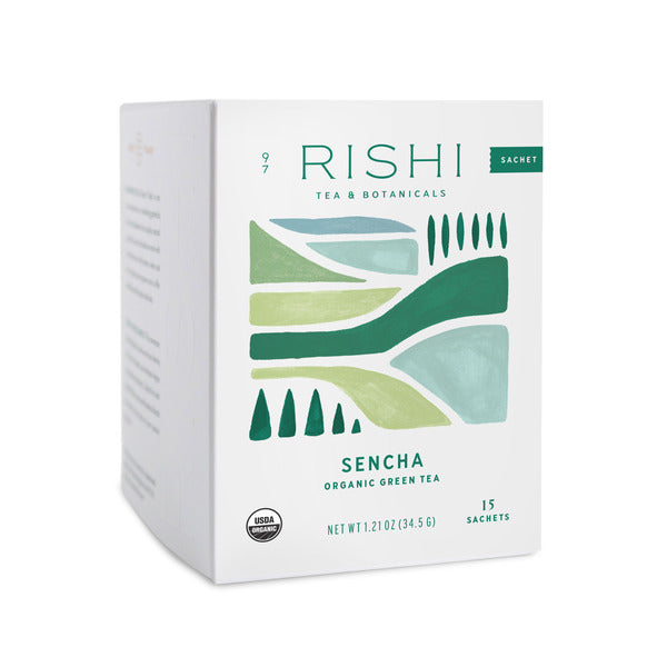 Rishi Tea & Botanicals Sencha, Tea Sachets