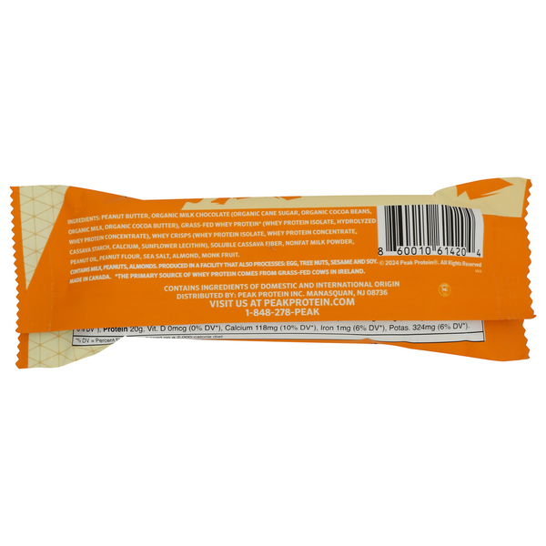 Peak Protein Bar Prtn Choco Pb Crunch