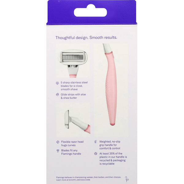 Flamingo Rose Razor