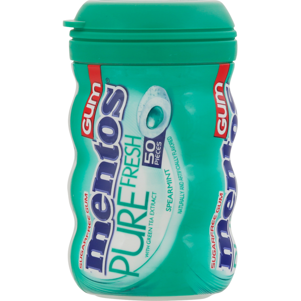 Mentos Gum, Sugarfree, Spearmint DestGlow