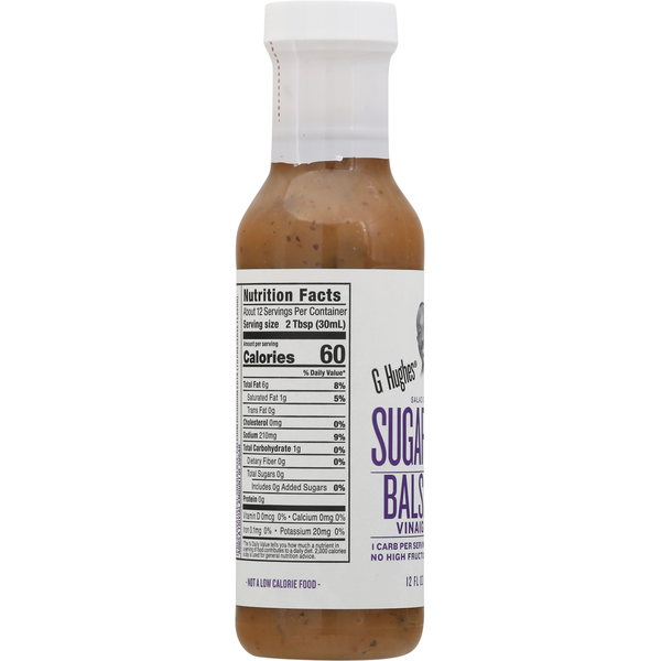 G Hughes Vinaigrette, Sugar Free, Balsamic