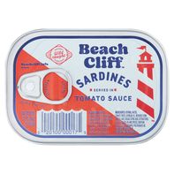Beach Cliff Sardines, Served in Tomato Sauce️