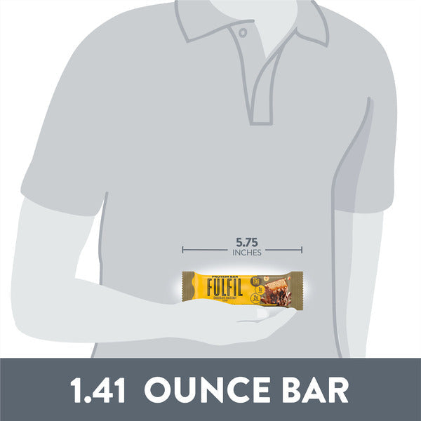 FULFIL Chocolate Hazelnut Flavored Protein Bar, 1.41 oz