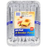 Hefty EZ Foil Broiler Pans, Large Size️ DestGlow