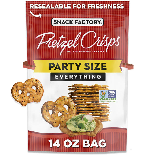 Snack Factory Everything Pretzel Crisps