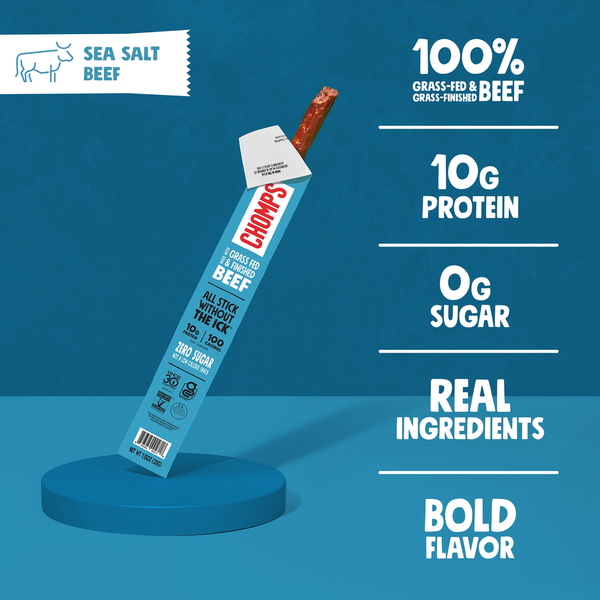 Chomps Grass-Fed Sea Salt Beef Stick
