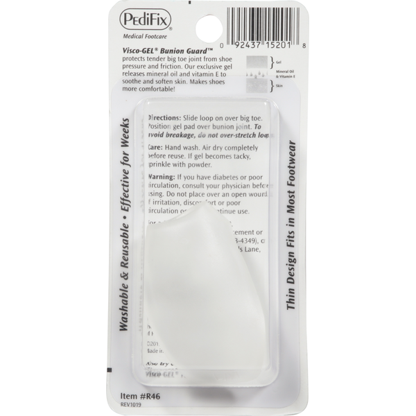 PediFix Bunion Guard, Gel Softens & Soothes