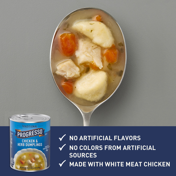 Progresso Traditional Chicken and Herb Dumplings Soup