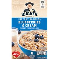Quaker Instant Oatmeal, Blueberries & Cream️