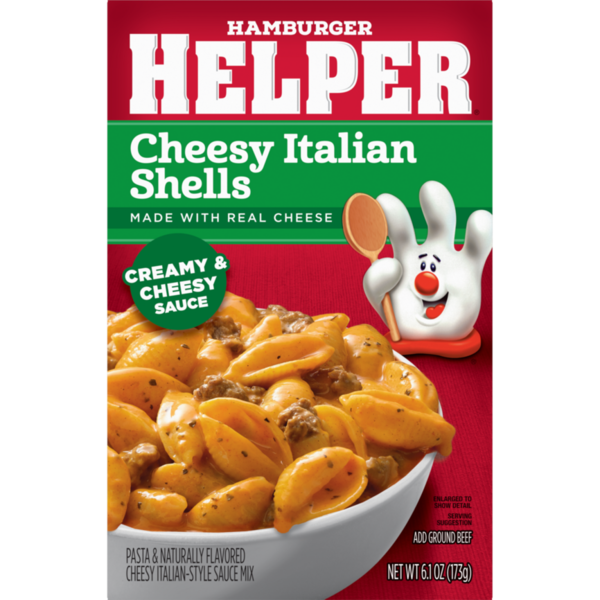 Hamburger Helper Cheesy Italian Shells