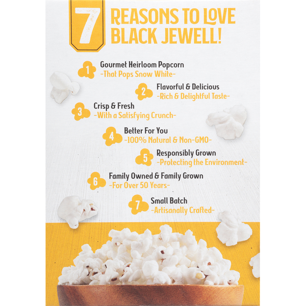 Black Jewell The Better Popcorn Specialty Popcorn, Gourmet, Touch of Butter