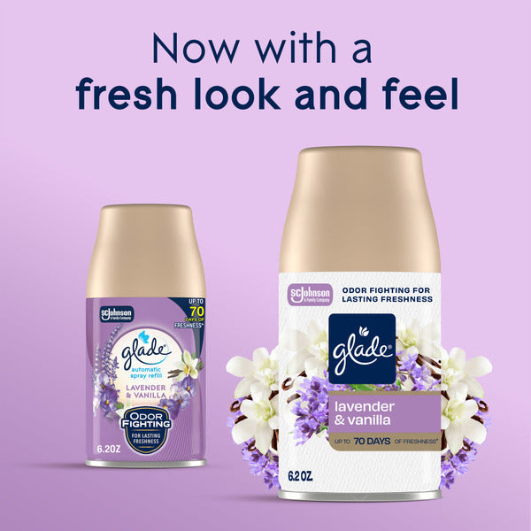 Glade Automatic Spray Air Freshener Refill, Lavender & Vanilla