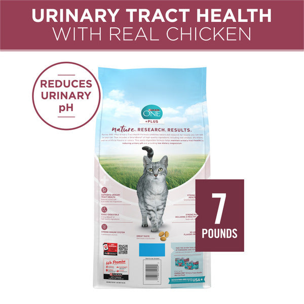 Purina ONE High Protein Dry Cat Food, +Plus Urinary Tract Health Formula