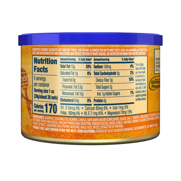 Blue Diamond BOLD Almonds, Habanero BBQ