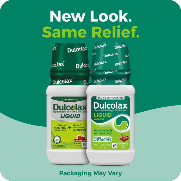 Dulcolax Liquid Laxative for Constipation Relief, Cherry